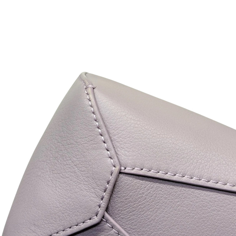 Puzzle Edge Mini Calfskin Quilted Purple GHW