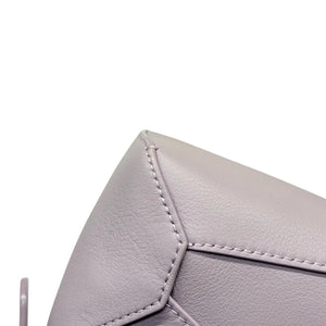 Puzzle Edge Mini Calfskin Quilted Purple GHW