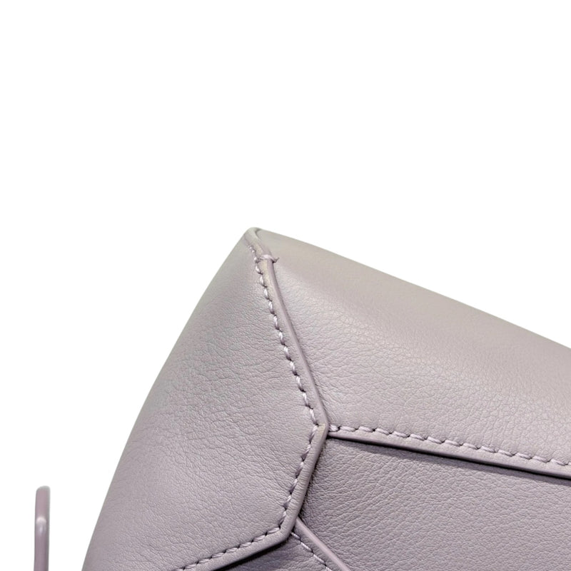 Puzzle Edge Mini Calfskin Quilted Purple GHW