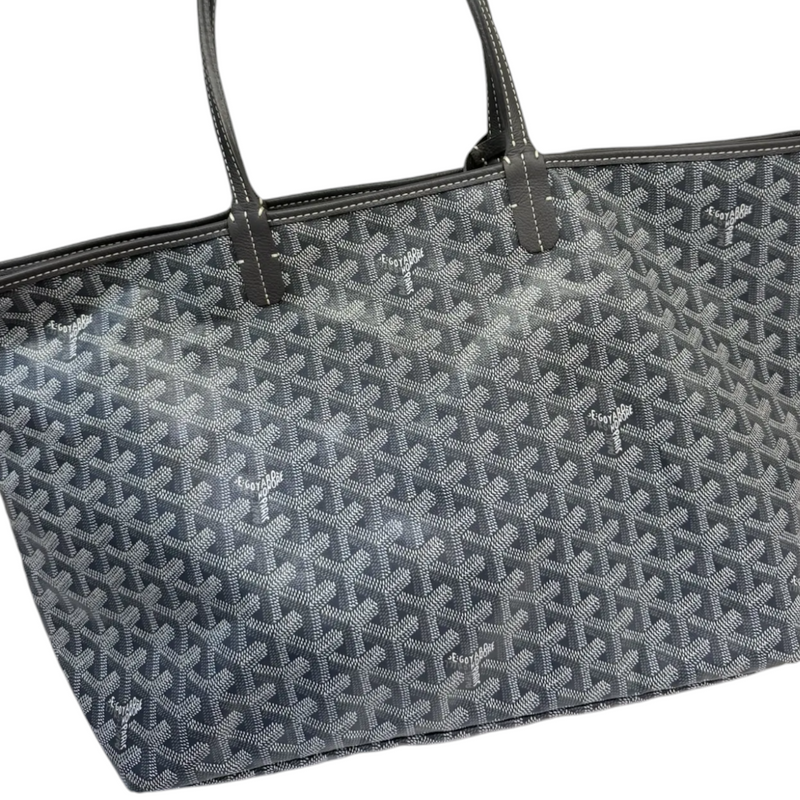 Saint Louis PM Goyardine Canvas Grey SHW
