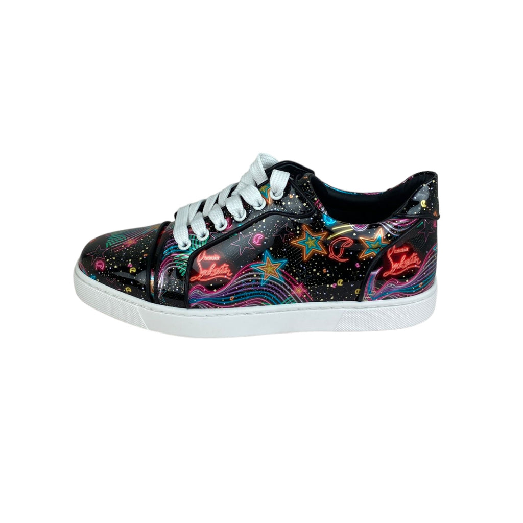 Graphic Print Low Top Sneakers Multicolor Size 39