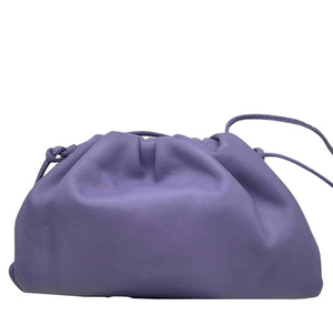 Mini Pouch Leather Purple