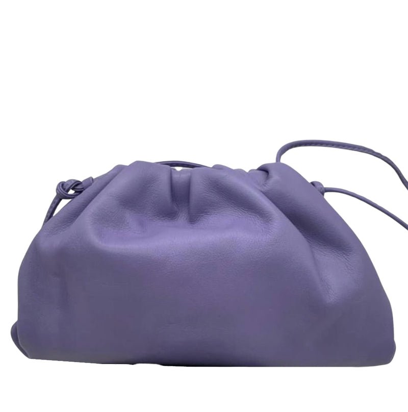 Mini Pouch Leather Purple