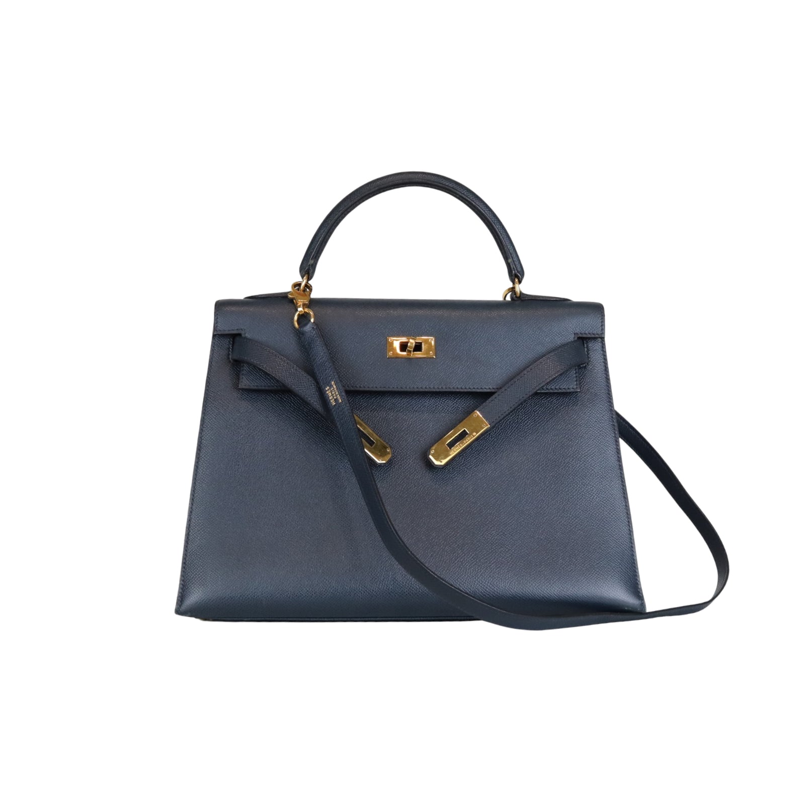 Kelly 32 Epsom Leather Blue GHW Bag Religion
