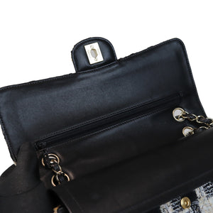 Tweed Medium Classic Flap GHW