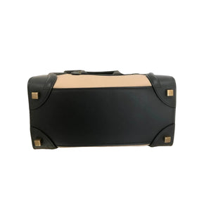Micro Luggage Tote Grained Calfskin Tri-Color GHW