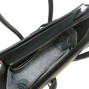 Micro Luggage Tote Grained Calfskin Tri-Color GHW