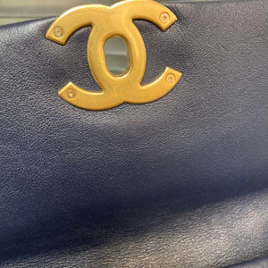 Chanel 19 Quilted Blue Large MHW