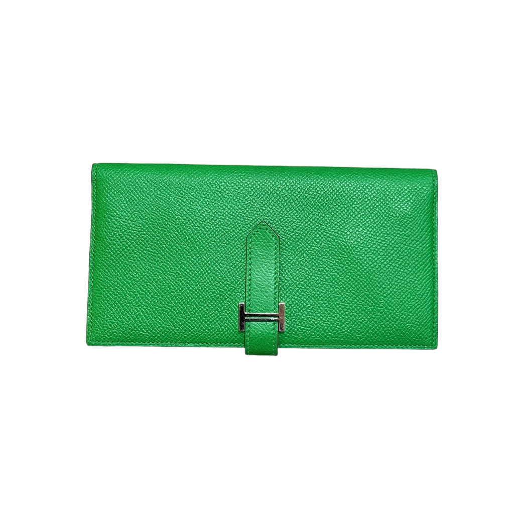 Bearn Long Wallet Green Epsom PHW