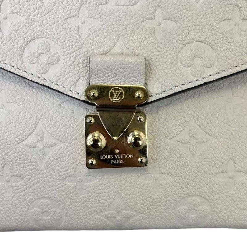 Louis Vuitton Pochette Metis empreinte Rose/Creme