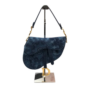 Saddle Bag Tie Die Denim Medium GHW