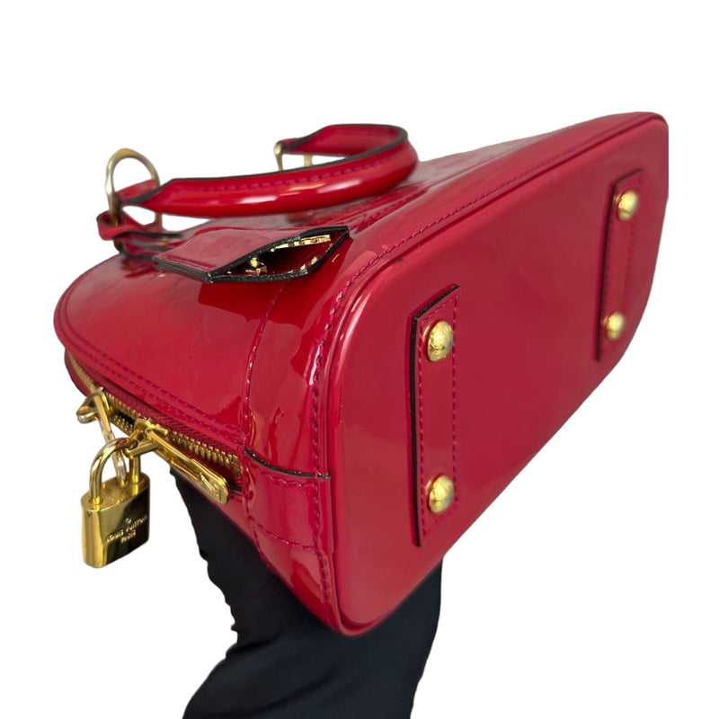 Alma BB Vernis Leather Pink GHW