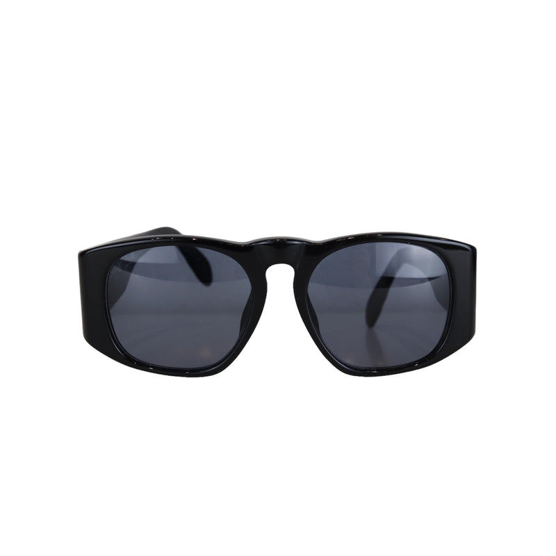 Quilted Sunglasses Black GHW