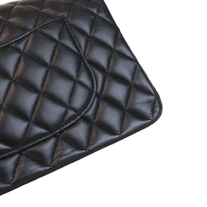 Classic Flap Medium M/L Lambskin Black GHW