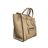 Micro Luggage Tote Grained Leather Beige RHW