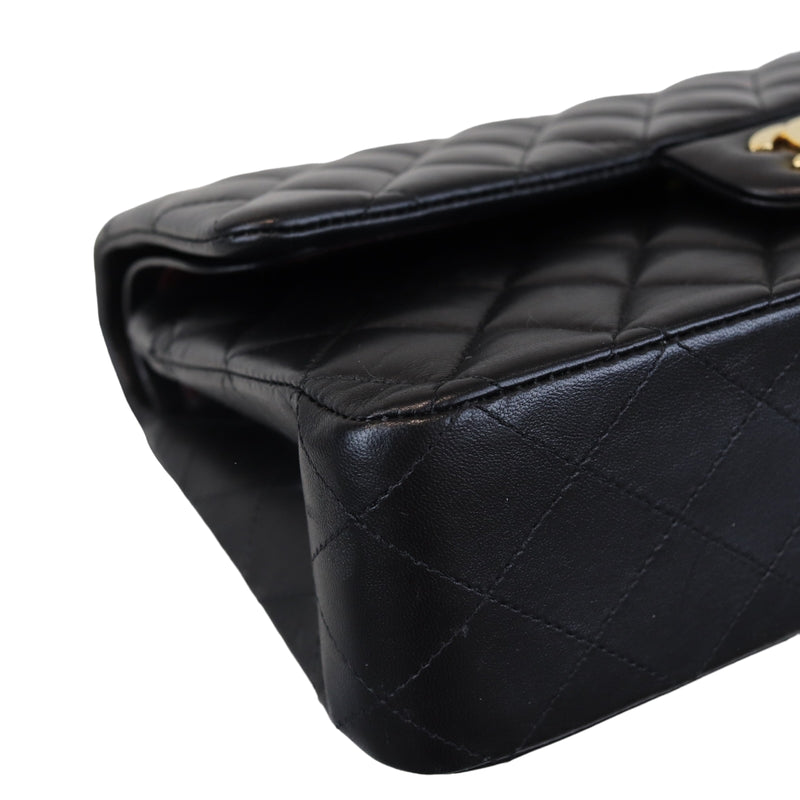 Classic Flap Medium M/L Lambskin Black GHW