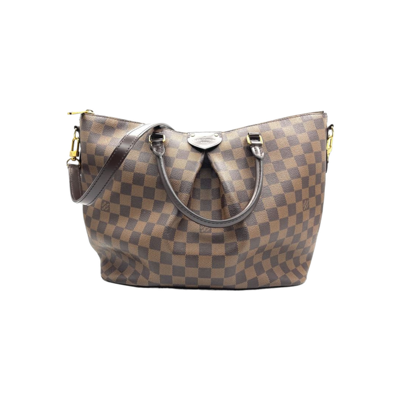 LOUIS VUITTON Siena GM Damier Ebene Shoulder Bag Brown-US