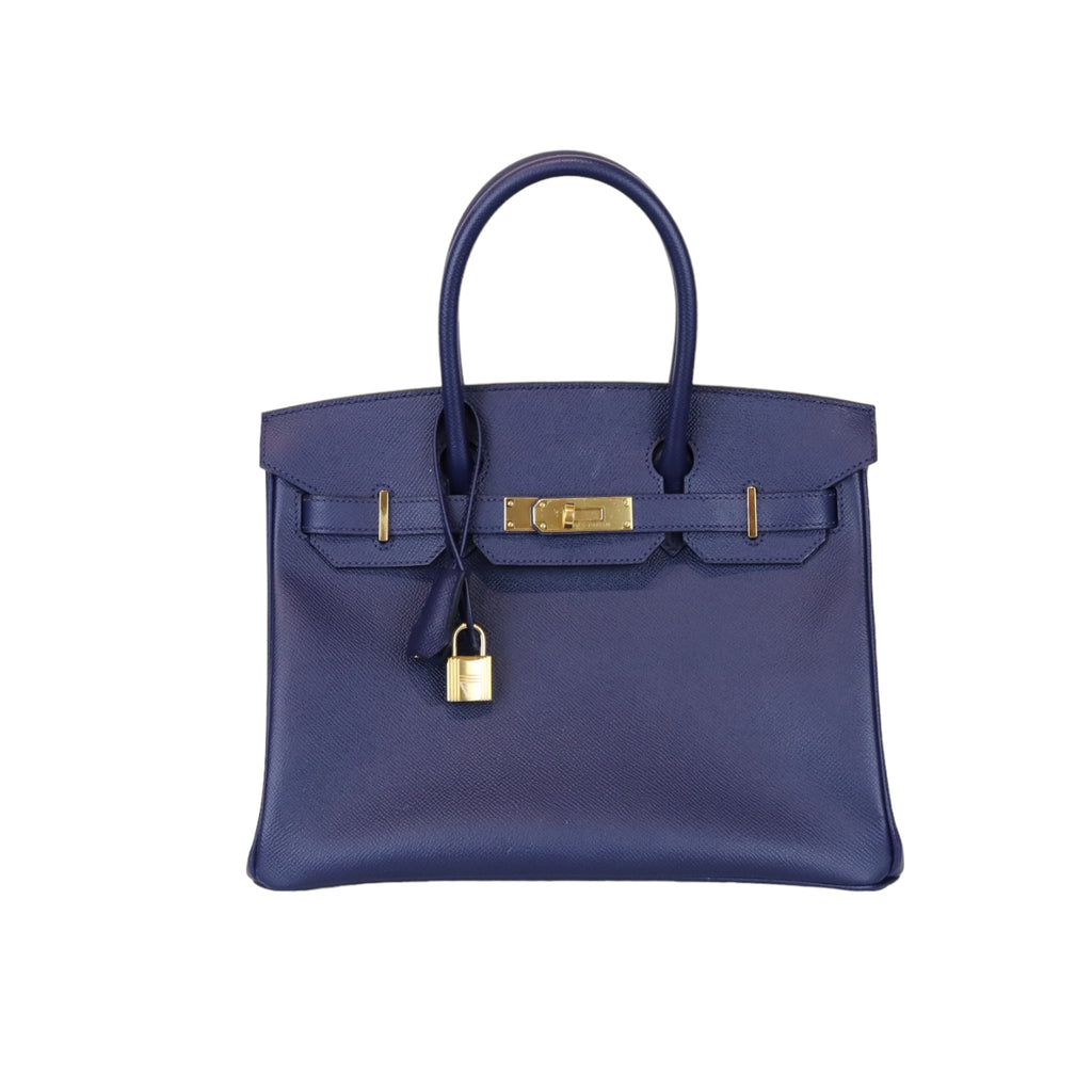 Birkin 30 Epsom Blue Nuit GHW