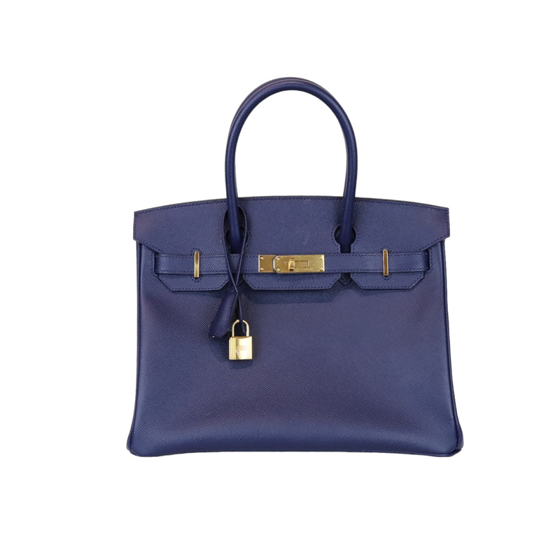 Birkin 30 Epsom Blue Nuit GHW