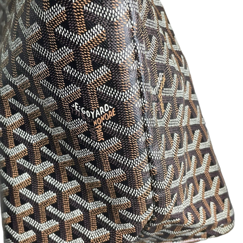 Goyard Black Goyardine Saint Louis GM Cloth Cloth ref.935537