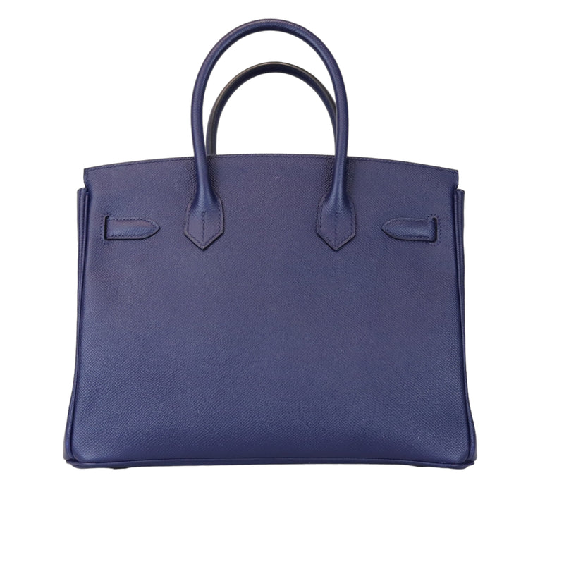 Birkin 30 Epsom Blue Nuit GHW