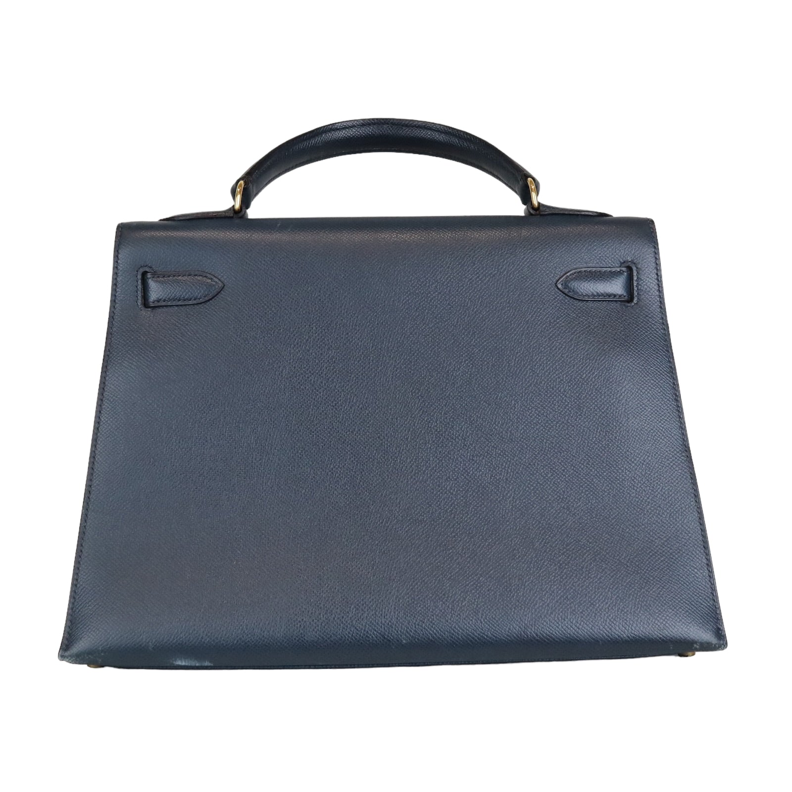 Hermes Kelly 28 in Epsom Leather gold hardware with shoulder strap