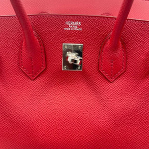 Birkin 25 Epsom Leather Rouge de Coeur SHW