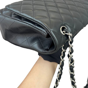 Classic Single Flap Maxi Lambskin Black GHW