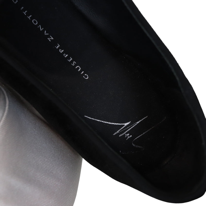 Dalila Loafer with Crystal Embellishing Black Size 37