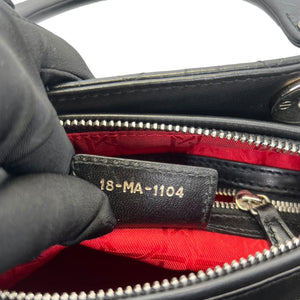 Classic Lambskin Medium Lady Dior Black SHW