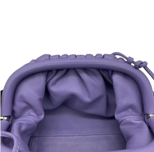 Mini Pouch Leather Purple