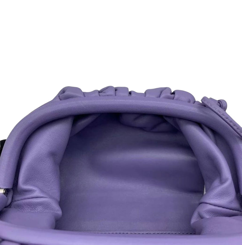 Mini Pouch Leather Purple