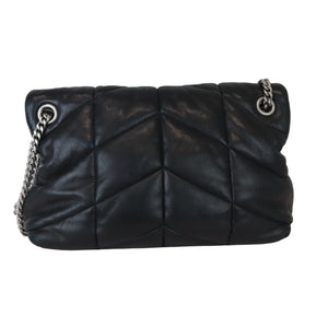 Loulou Puffer Small Lambskin Quilted Black SHW