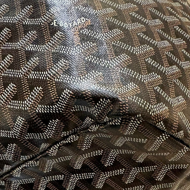 Goyard Black Goyardine Saint Louis GM Cloth Cloth ref.935537