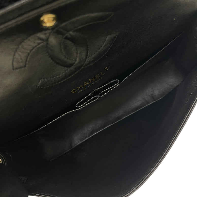 Classic Double Flap Caviar Medium Black GHW