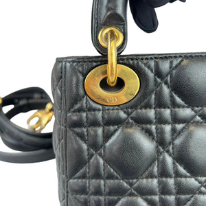 Mini Lady Dior Black GHW