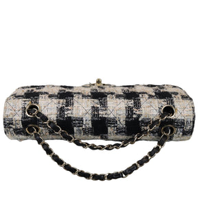 Tweed Medium Classic Flap GHW