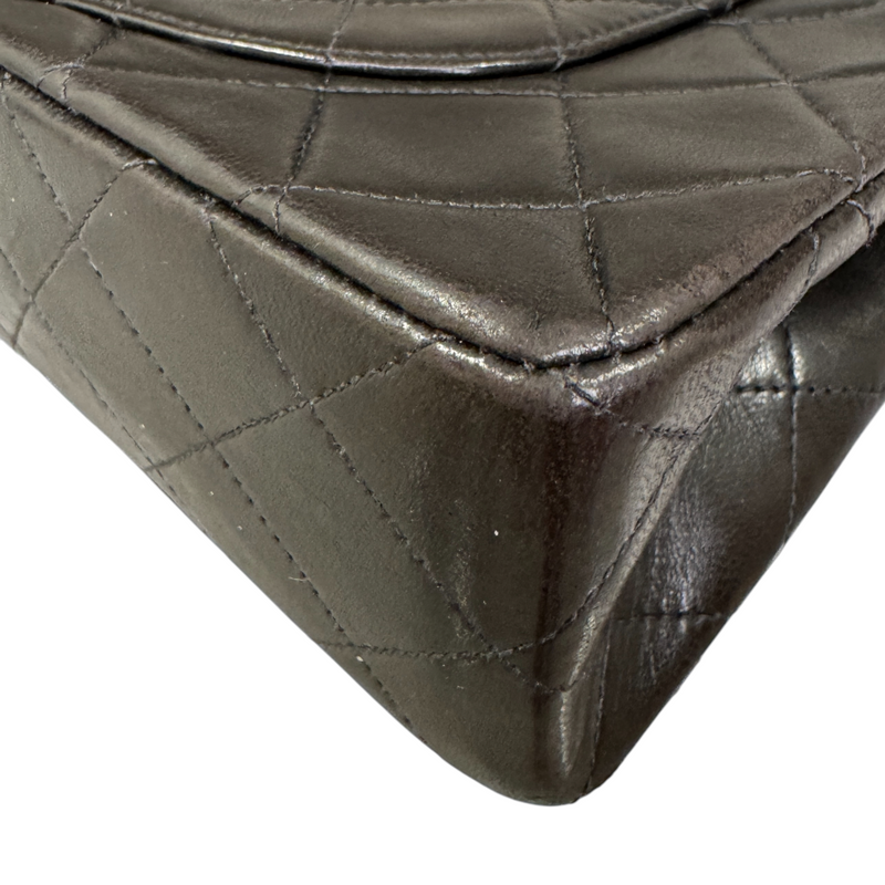 Classic Vintage Double Flap Small Lambskin Black GHW