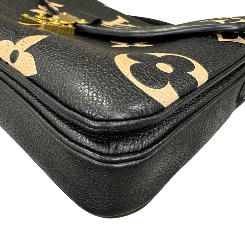 Giant Pochette Metis Empreinte Monogram Black Beige GHW