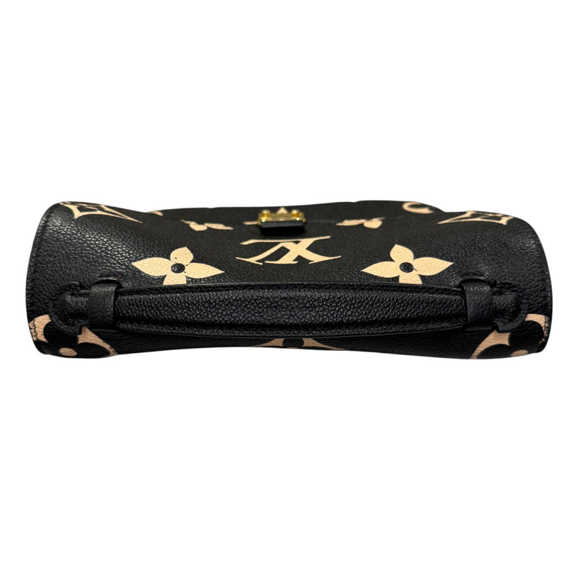 Giant Pochette Metis Empreinte Monogram Black Beige GHW