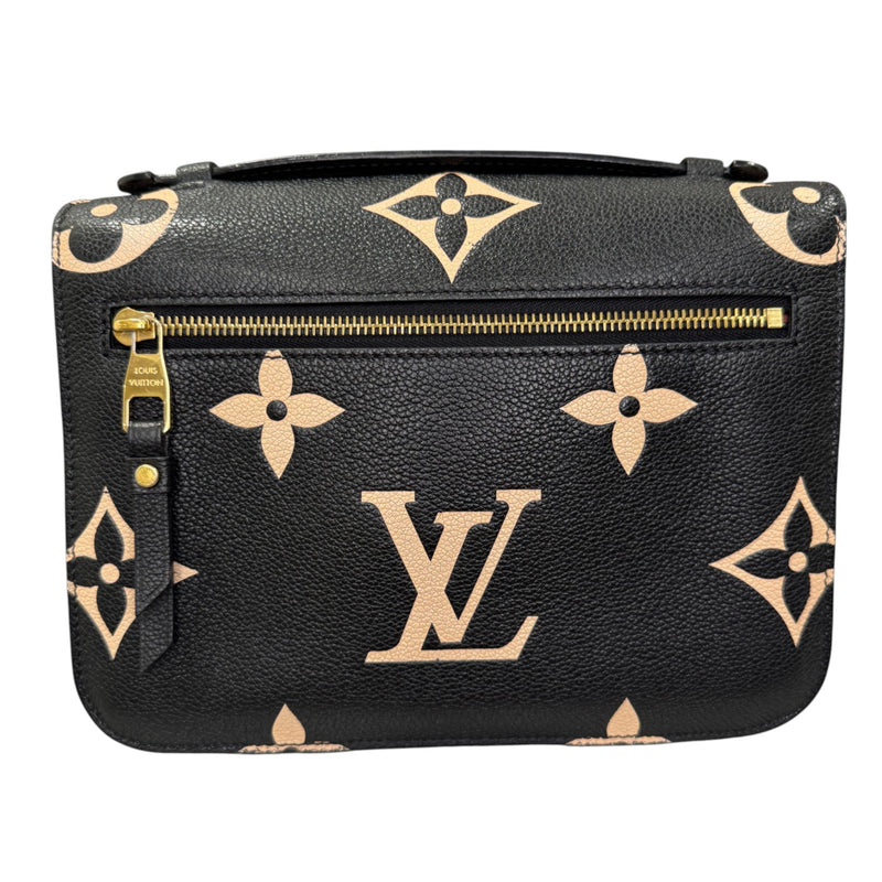 Giant Pochette Metis Empreinte Monogram Black Beige GHW