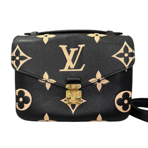 Giant Pochette Metis Empreinte Monogram Black Beige GHW
