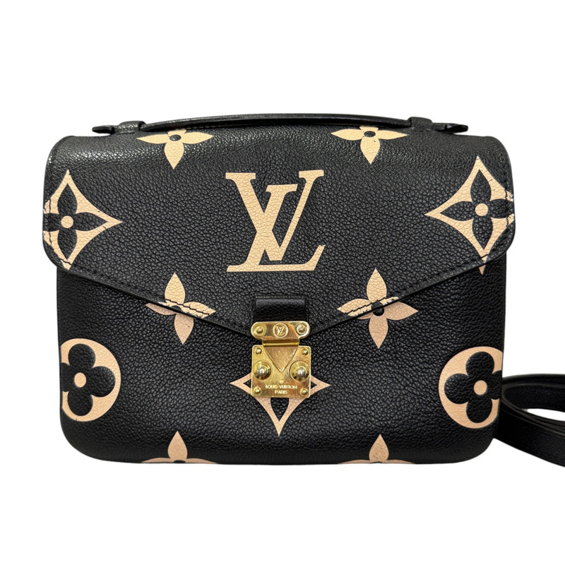 Giant Pochette Metis Empreinte Monogram Black Beige GHW