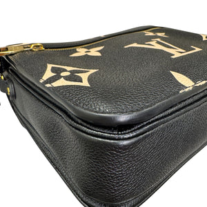Giant Pochette Metis Empreinte Monogram Black Beige GHW