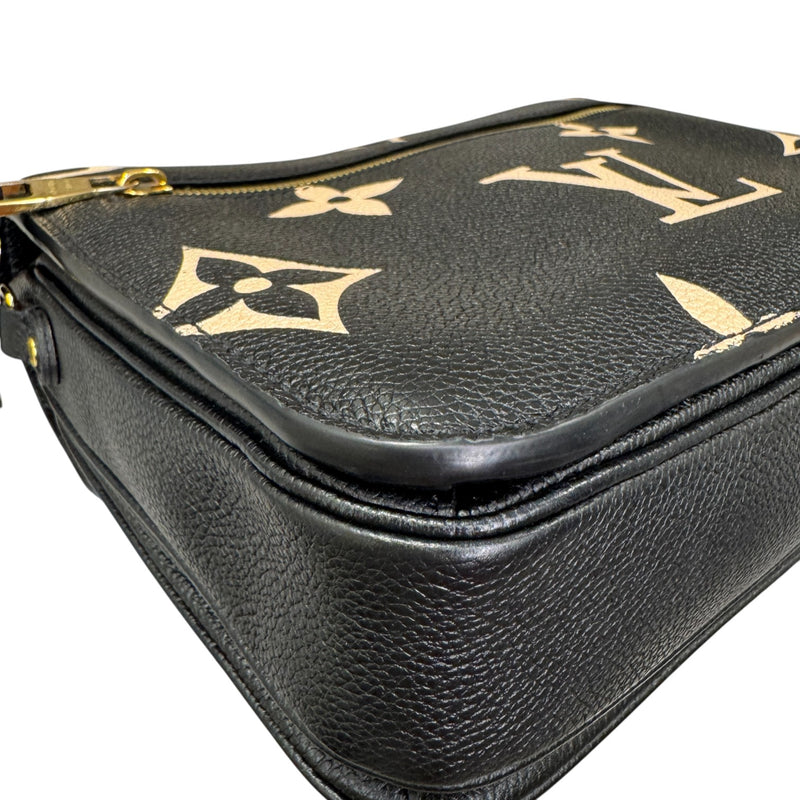 Giant Pochette Metis Empreinte Monogram Black Beige GHW