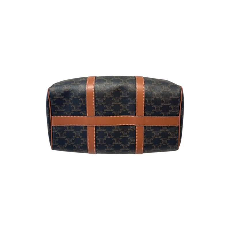 Boston Triomphe Canvas Calfskin Tan GHW