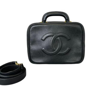 Vintage Vanity Caviar Quilted Black GHW