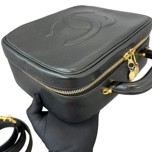 Vintage Vanity Caviar Quilted Black GHW