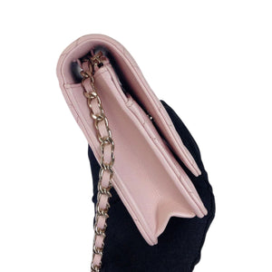 Coco Candy Wallet On Chain Caviar Sakura Pink GHW