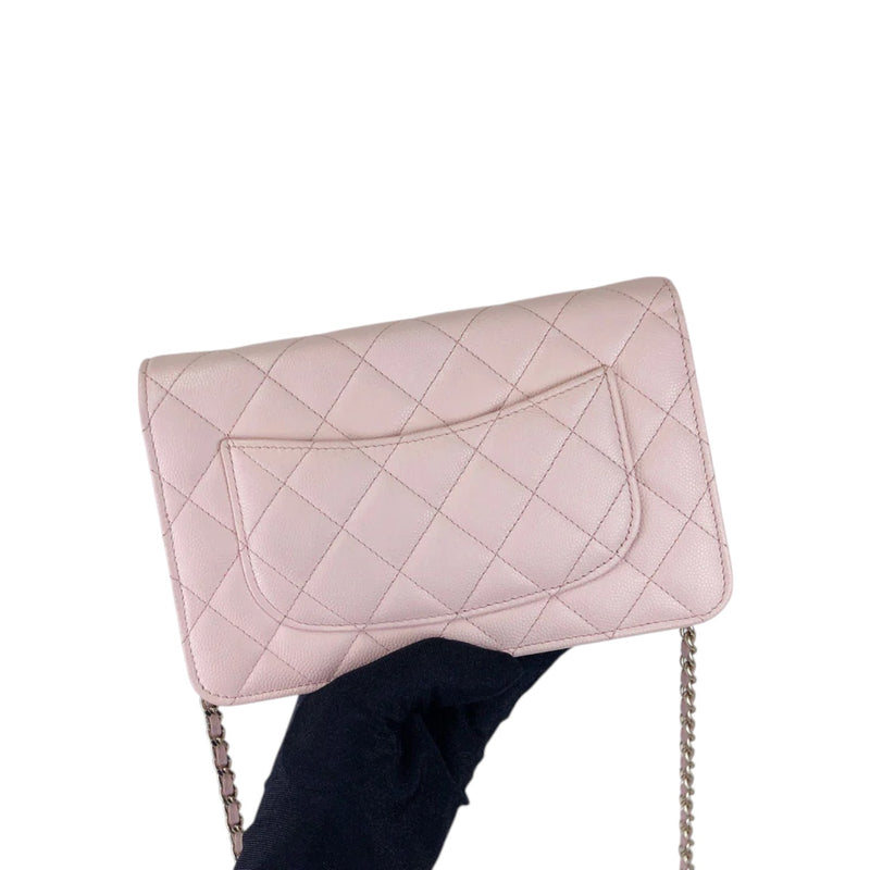 Coco Candy Wallet On Chain Caviar Sakura Pink GHW